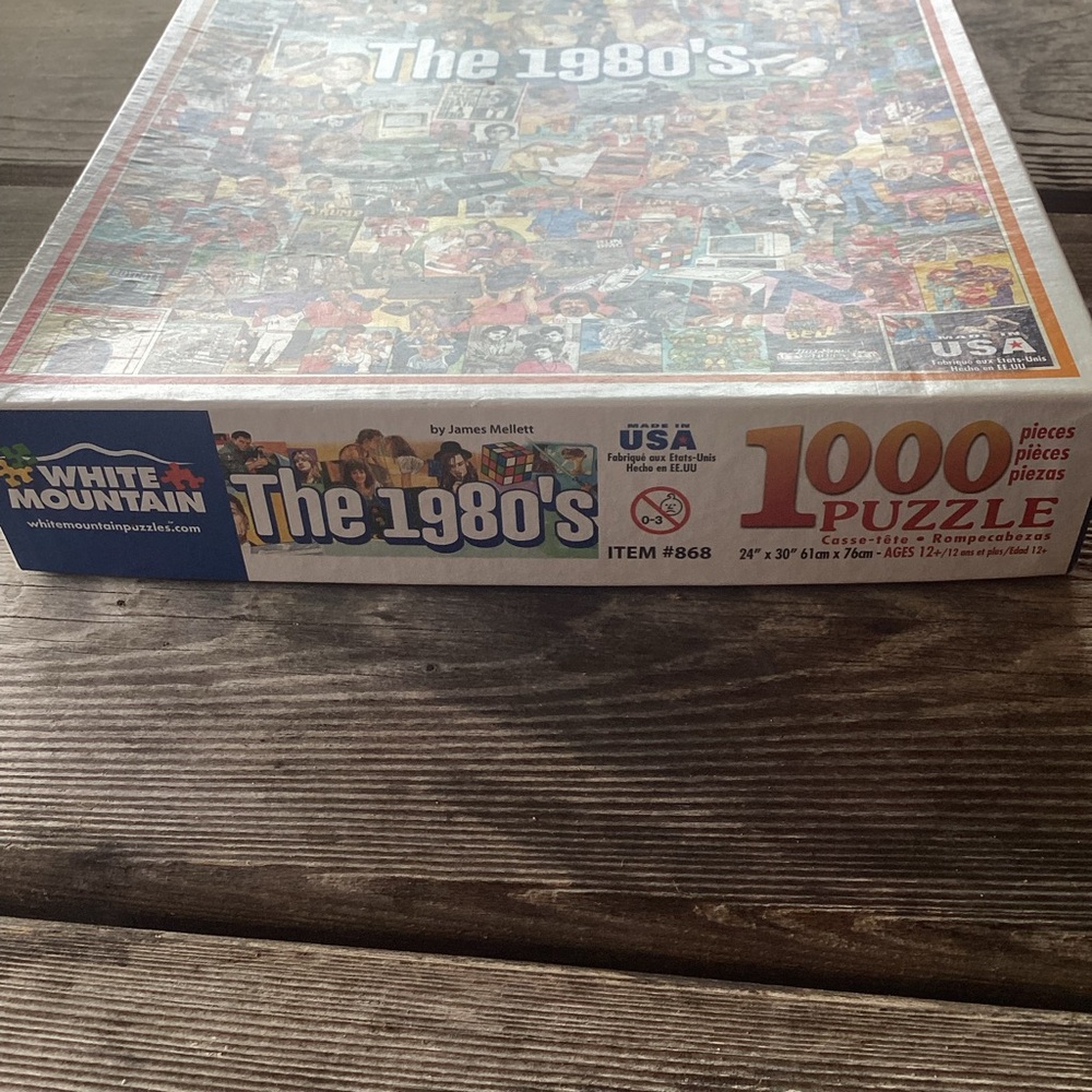 White Mountain - The 1980s Collage Puzzle - 1000 pieces - Picture 2 of 4